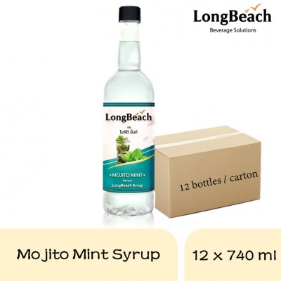 Long Beach Mojito Mint Syrup 740ml (12 bottles)