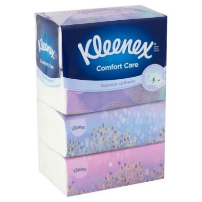 Kleenex Soft Box Tissue 2 Ply 160s x 4