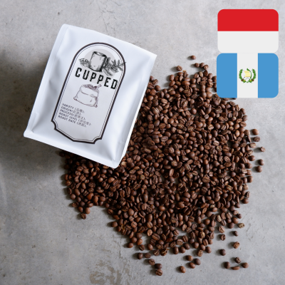 [1KG] BLEND INDONESIA + GUATEMALA, MEDIUM, 100% Roasted Arabica + Robusta Coffee Bean