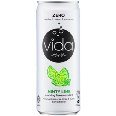Vida Minty Lime (Zero) (325ml x 24)