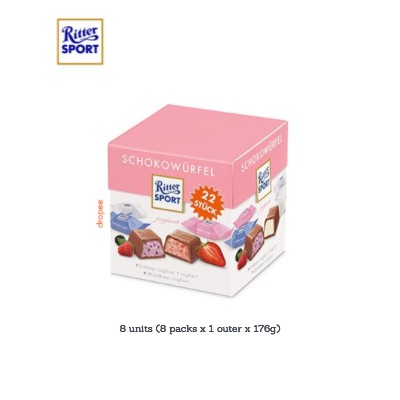 RITTER SPORT Cubes Yogurt 176g (8 Units Per Carton)