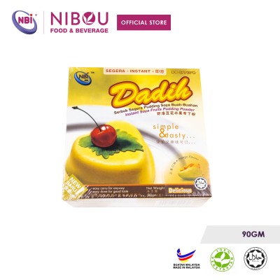 Nibou (NBI) DADIH Instant Soya Fruits Mango Pudding Powder (90gm X 24)