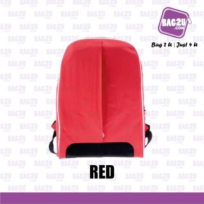 Bag2u Backpack (Red) BP812 (1000 Grams Per Unit)