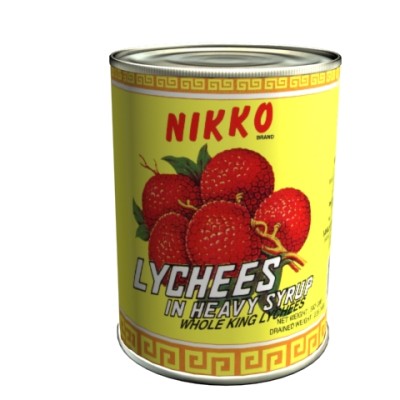 NIKKO LYCHEES IN HEAVY SYRUP 565g