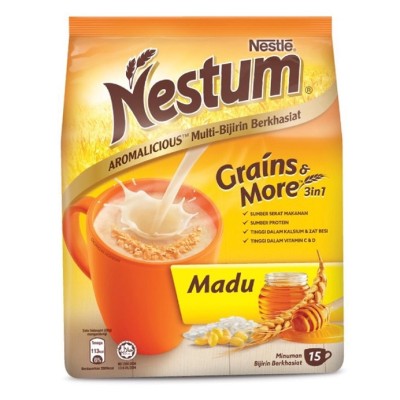 Nestle Nestum Grains & More 3in1 Original 14sx28g Madu