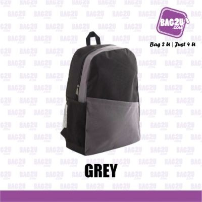 Bag2u Backpack (Grey) BP819 (1000 Grams Per Unit)