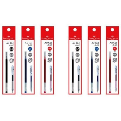 Faber-Castell Refill for Air Gel Pen & Super Clip Gel Pen, Box of 10 Poly Bag