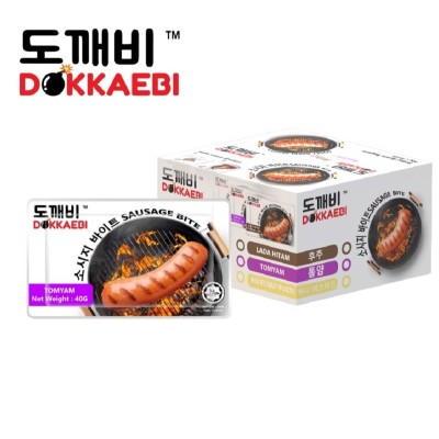 Dokkaebi Tomyam Chicken Sausage Bite 40g per pack ( 12 Outers x 10 units )