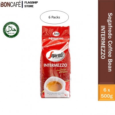 Segafredo Intermezzo Coffee Bean 6packs (500g each)