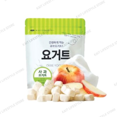 SSALGWAJA Natural Freeze-Dried Cube Yogurt (18g) [12 Months] - Apple