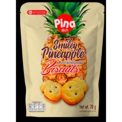 Pina Smiley with Pineapple Jam 24 x 70g