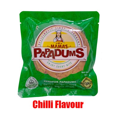 My Mama's Papadums Chilli -Keropok Papadom