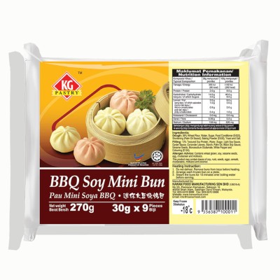 BBQ Soy Mini Bun (9 pcs - 270g) (24 Units Per Carton)