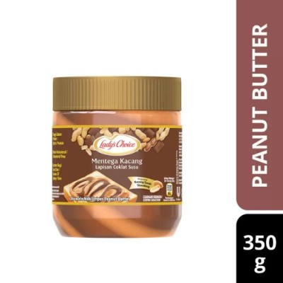 Lady's Choice Peanut Butter Choco Stripe 350g