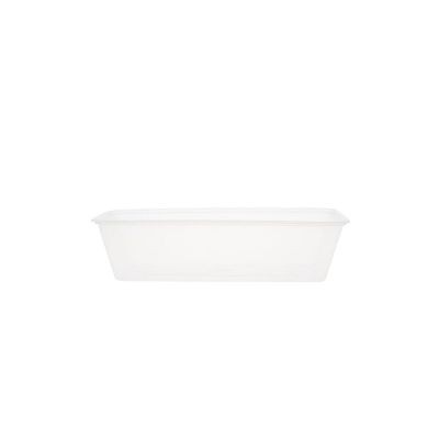 TW500A - 500ml plastic rectangular container with lid  (250 Units Per Carton)