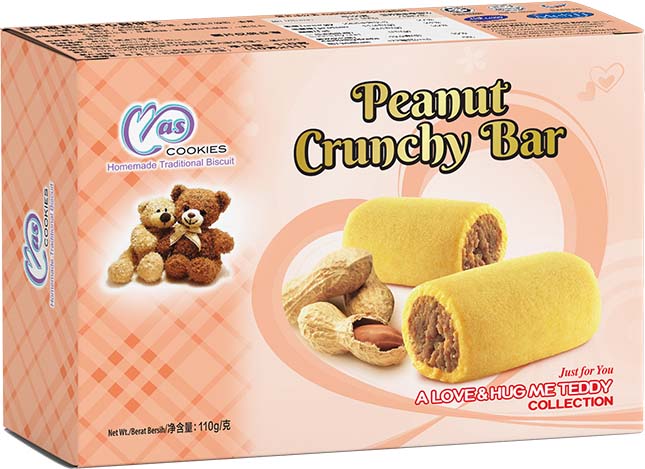 MNXL 04 - Peanut Crunchy Bar (110 g Per Unit)