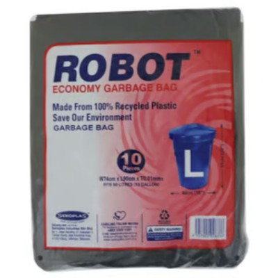ROBOT ECONOMY GARBAGE BAG 10 pieces LARGE