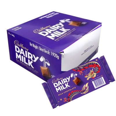 Cadbury Chocolate Dairy Milk 12x160g