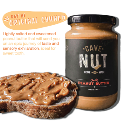 Cavenut Chunky Peanut Butter, 380g
