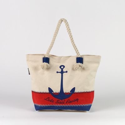 # RB 129 Let's Sail Away - TOSSA Fashion Cotton Bag (350 gm. Per Unit)