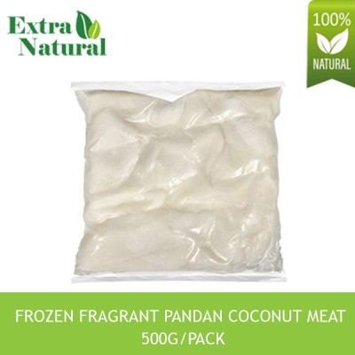[Extra Natural] Frozen Fragrant Pandan Coconut Meat 500g