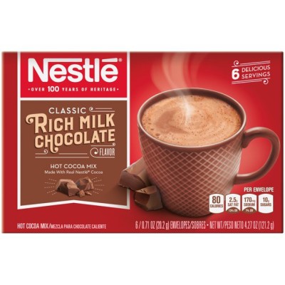 Nestle Hot Cocoa Mix Rich Milk 121.2g