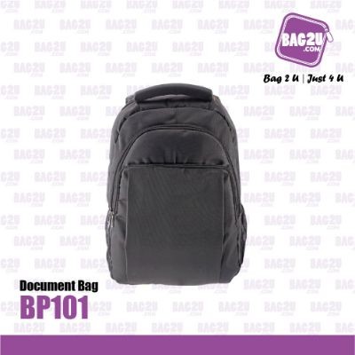 Bag2u Laptop Backpack (Black) BP101 (1000 Grams Per Unit)