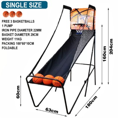 Indoor Basketball Shooting Machine - (Automatic Scoring) Single Player Classic Version