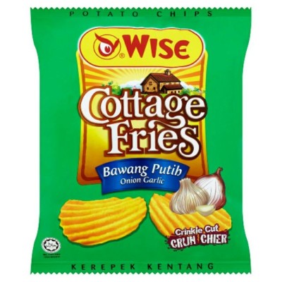 WISE Cottage Fries Onion Garlic 65 g [KLANG VALLEY ONLY]