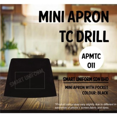 Black Mini Apron TC APMTC011