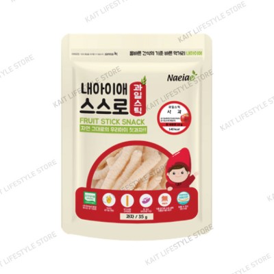 NAEIAE KOREA Organic Fruit Stick Snack (8months+) 40g - Apple