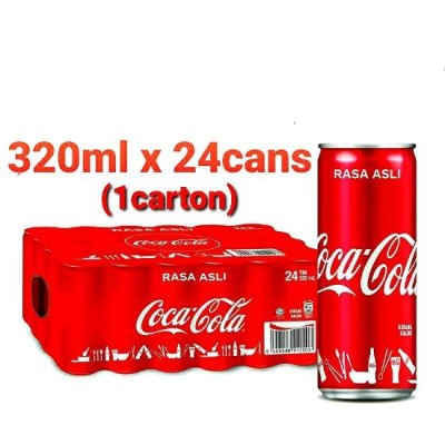 Coca Cola KLASIK Canned 24 x 320 ml Soft Drink [KLANG VALLEY ONLY]