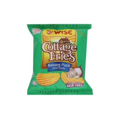 WISE Cottage Fries Onion Garlic 65g (36 Units Per Carton)