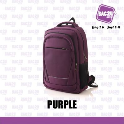 Bag2u Laptop Backpack (Purple) BP169 (1000 Grams Per Unit)
