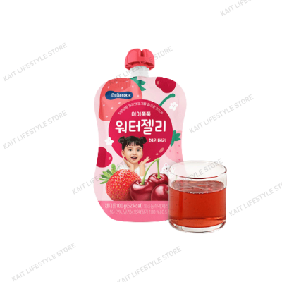 BEBECOOK Very First Water Jelly Drink (100g) [12m+] - Cherry Berry
