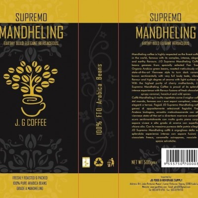 JG Coffee Beans - Supremo Mnadheling (6 Units Per Outer)