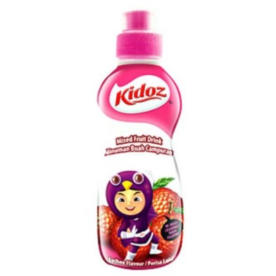 Kidoz Boyz Fruit Drink Lychee 250ml  x 24 unit