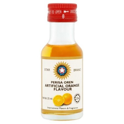 STAR BRAND Food Flavouring - Orange 25ml (144 Units Per Carton) [KLANG VALLEY ONLY]