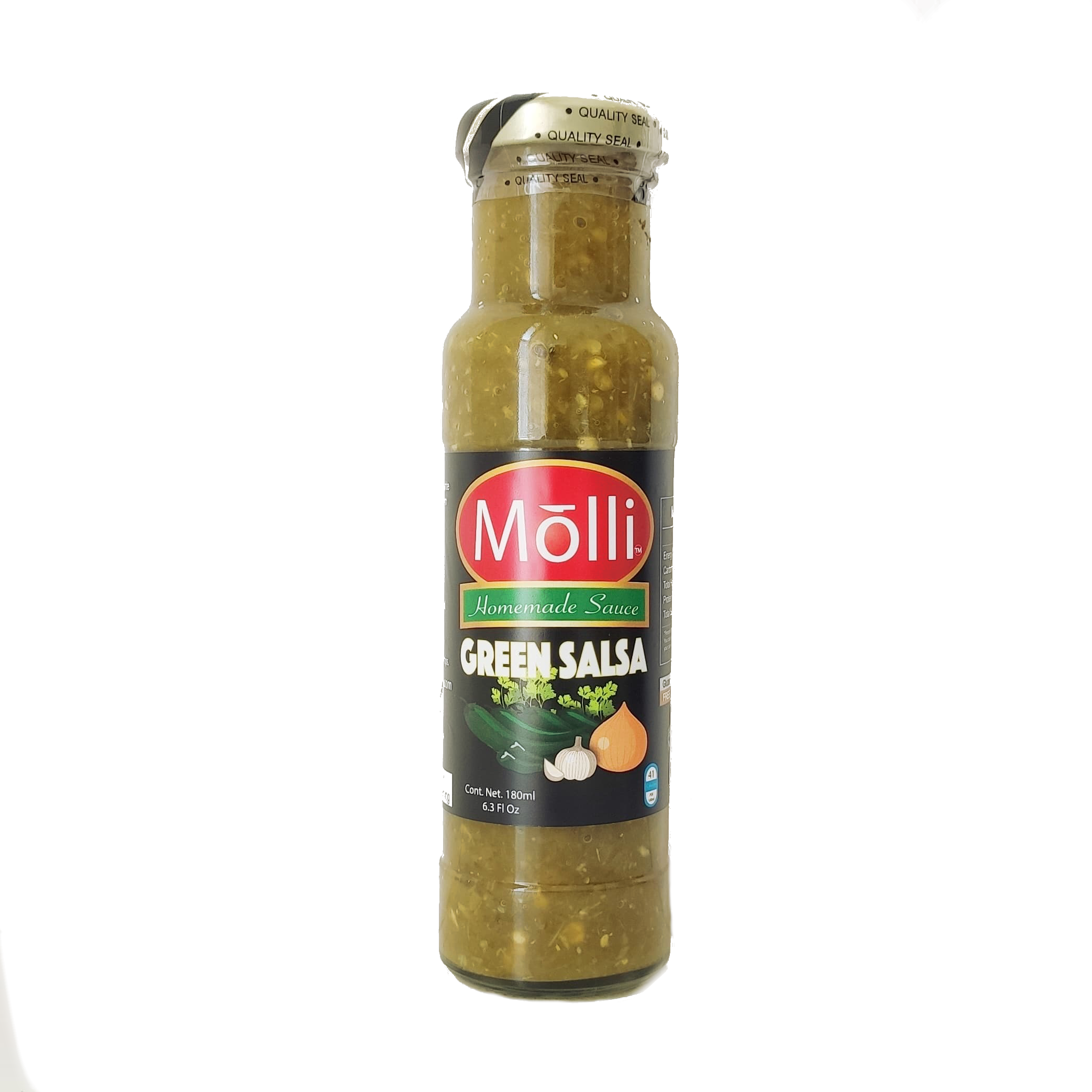 Molli Green Salsa (180ml) (12 Units Per Carton)