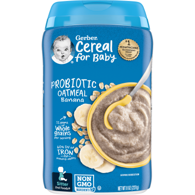 Gerber Probiotic Oatmeal Banana Cereal 227g