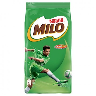 Nestle Milo Activ-Go Chocolate Malt Powder Softpack 1kg