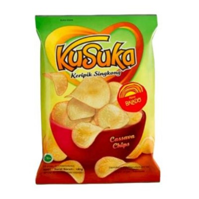 Kusuka Cassava Chips Grill Cheese 30 x 60g