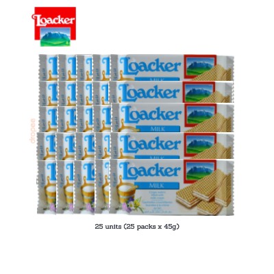 LOACKER Milk 45g (12 Units Per Carton)