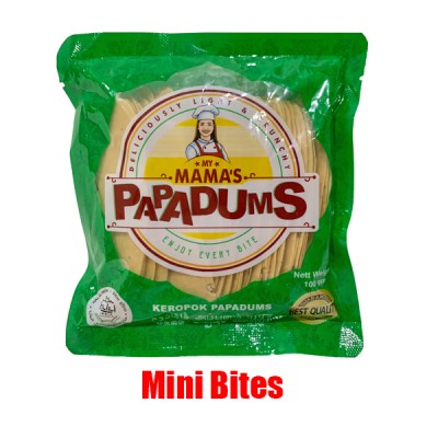 My Mama's Papadums Mini Bites -Keropok Papadom