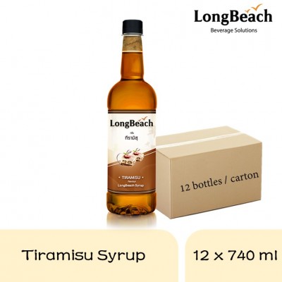 Long Beach Tiramisu Syrup 740ml (12 bottles)