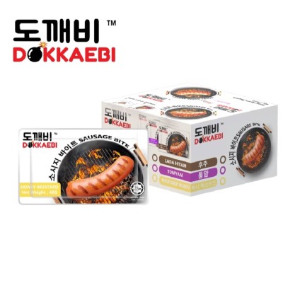 Dokkaebi Honey Mustard Chicken Sausage Bite 40g per pack ( 12 Outers x 10 units )