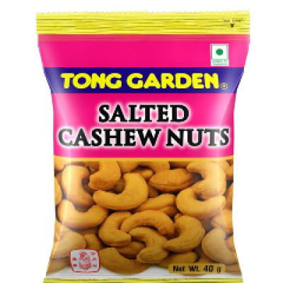 TONG GARDEN Salted Cashew Nuts 40 gm [KLANG VALLEY ONLY]