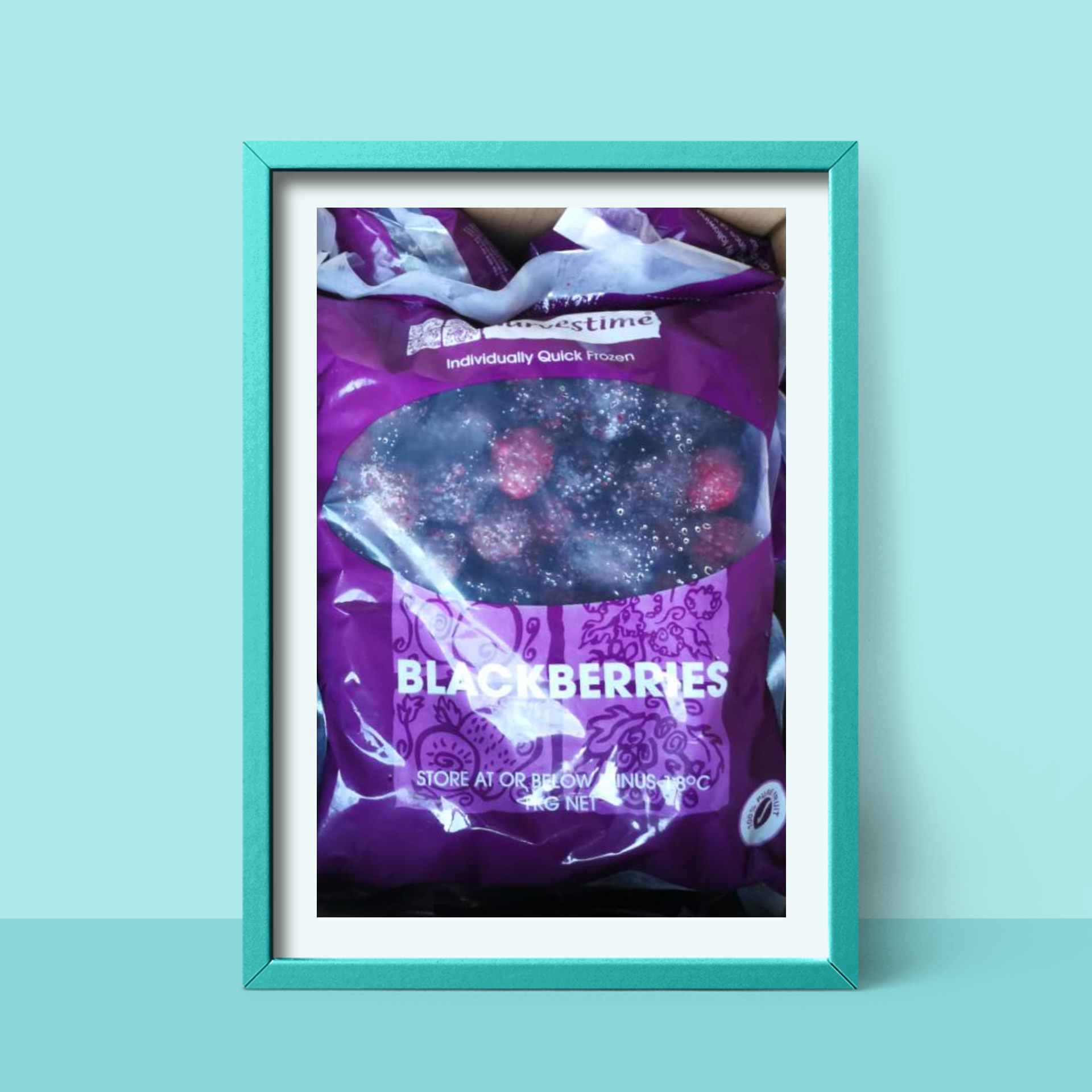 Harvestime Frozen Blackberry (1kg Per Packet)
