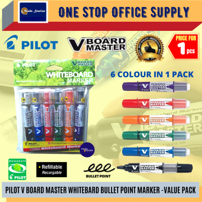 Pilot WBV Whiteboard Maker Bullet Point ( 6in1 set )