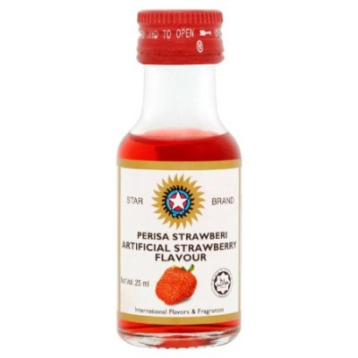STAR BRAND Food Flavouring - Strawberry 25ml (144 Units Per Carton)